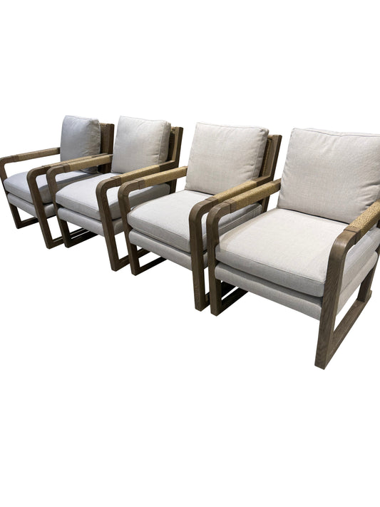 Eagan chair classic down waxed grey oak para italian performance basket weave dove