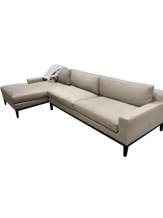 Italia traca arm wood sofa chaise classic down black oak multi cushion italian cavallino leather smoke